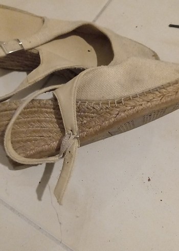 Bej Kadın Dolgu Topuklu Espadril - Görsel 3