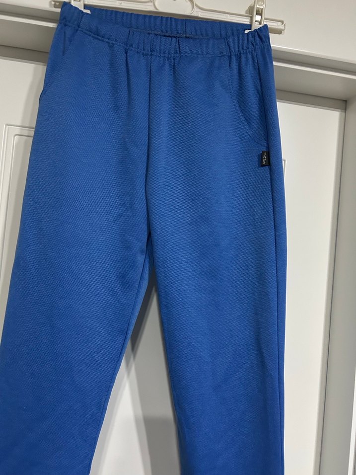 Kadın Mavi Rahat Kesim Eşofman Altı - Görsel 3