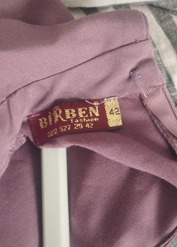 universal Beden mor Renk Mor Uzun Kollu Salaş Elbise