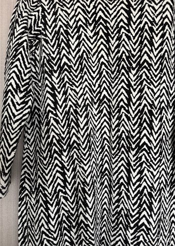 40 Beden Özel dikim Zebra Desenli Uzun Pilili Kadın Elbise