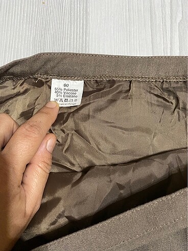diğer Beden camel Renk 60 BEDEN İTHAL ETEK