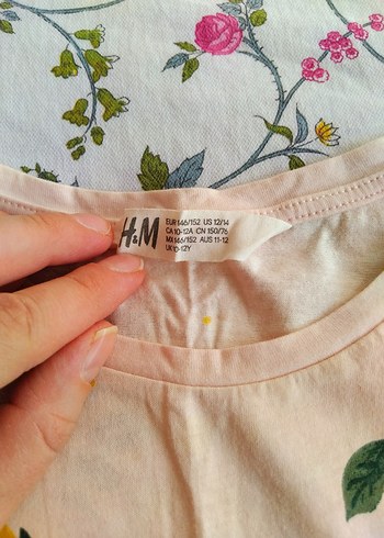 H&M 3 adet kız çocuk tişört - Görsel 5