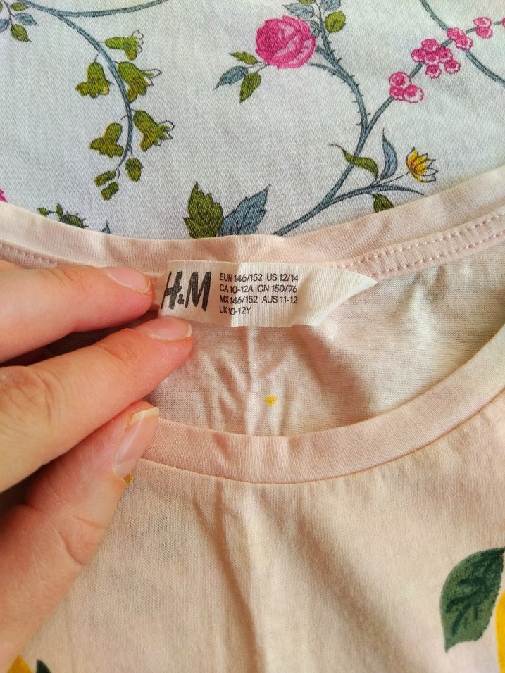 H&M 3 adet kız çocuk tişört - Görsel 5