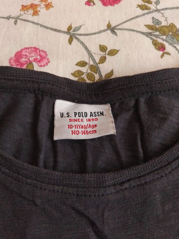 3 adet kız çocuk uzun kollu tişört - Görsel 4