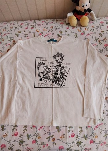 2 adet kız çocuk uzun kollu tişört - Görsel 2