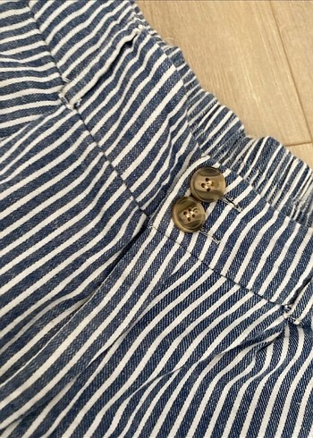 LC Waikiki Çizgili Midi Denim Kadın Pantolon