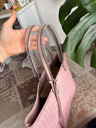 Beden pembe Renk GOYARD Büyük Boy Pembe Çanta+Cüzdan