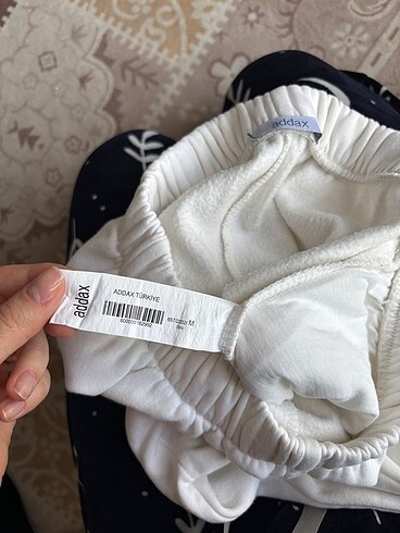 xs Beden beyaz Renk Addas Üç iplik Eşofman
