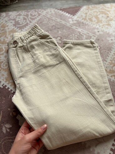 Bej Mom Jean