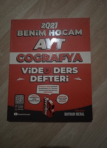 AYT Coğrafya Benim Hocam Video Ders Defteri 