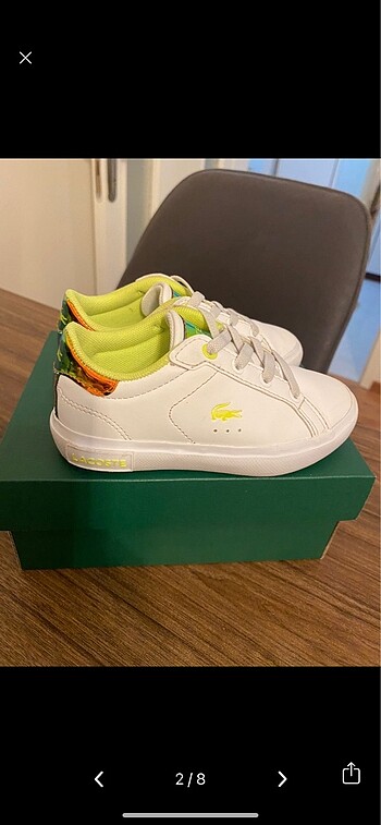 Lacoste Lacoste erkek bebek spor ayakkabı 24 num