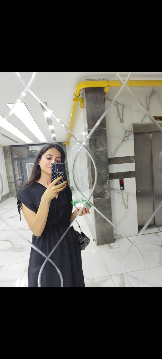 Siyah Drapeli Uzun Abiye Elbise - Görsel 2