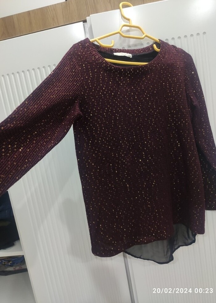 Triko şık bluz - Görsel 2