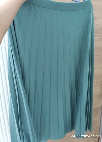 Pileli şık etek - Görsel 3