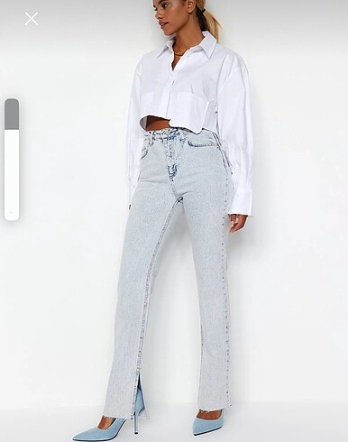 Zara Trendyol hic kullanılmamış jean