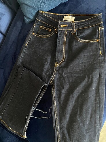 Stradivarius Stradivarius koyu jean