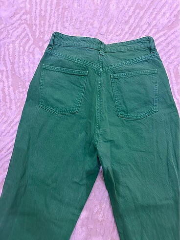 40 Beden Yeşil kot pantalon