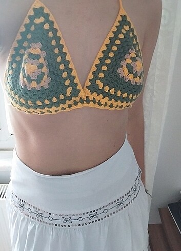 m Beden çeşitli Renk ORGU BIKINI USTU