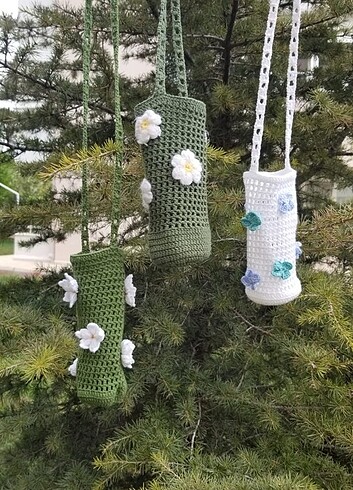 Tasarımcı Çicekli suluk cantasi