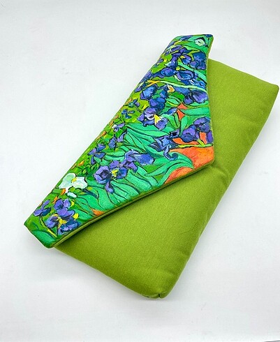  Beden yeşil Renk Clutch çanta tamamen el işi