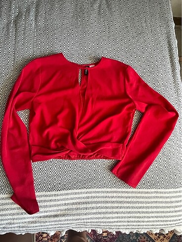 H&M Kirmizi bluz