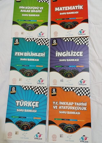 8. Sınıf LGS Hazırlık Soru Bankası Seti 6 Kitap