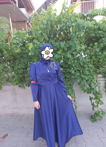 Diğer Tesettür saten abiye 