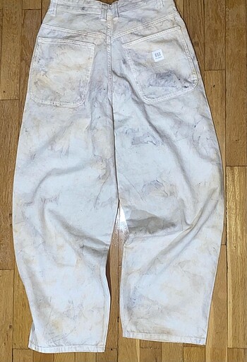 Pull and Bear pull and bear grimy detailed baggy jean