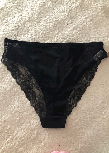 Penti Siyah Dantel daisy high waist slip - Görsel 2