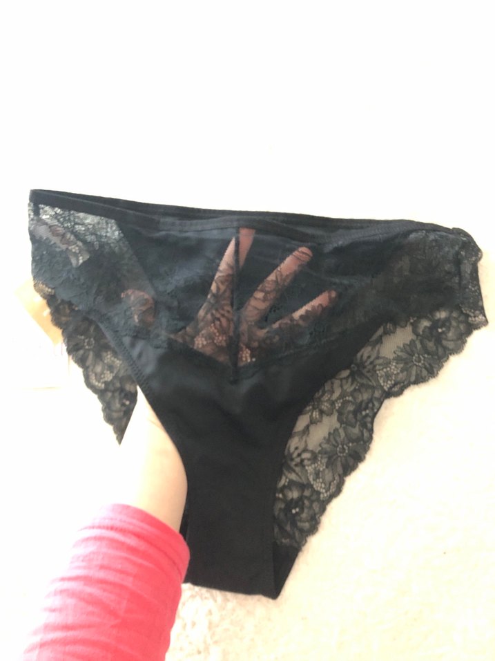 Penti Siyah Dantel daisy high waist slip - Görsel 4