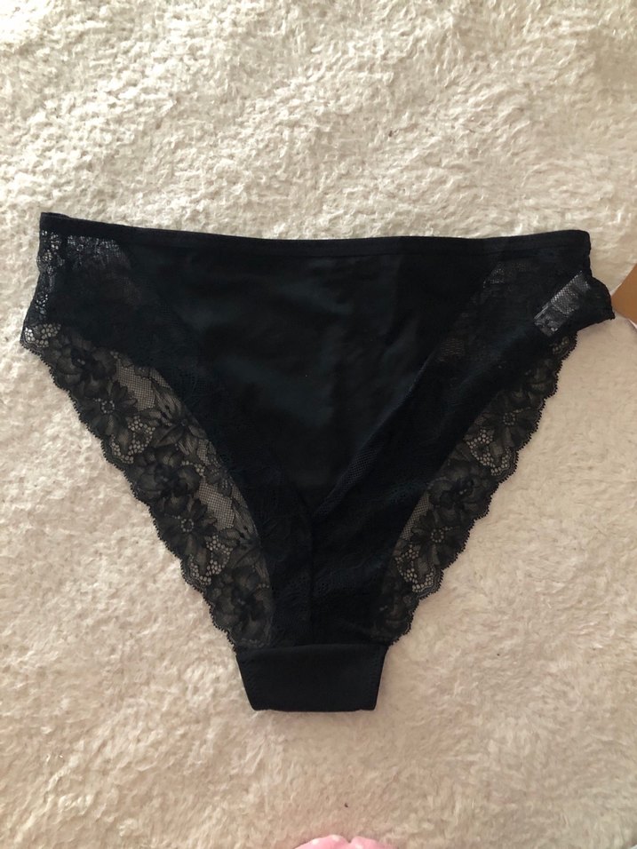 Penti Siyah Dantel daisy high waist slip - Görsel 2