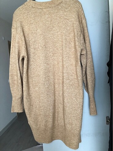 s Beden camel Renk H&M uzun hırka