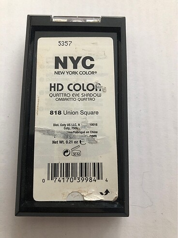 Beden New york color 4lü far paleti