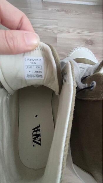 41 Beden camel Renk Zara erkek ayakkabı