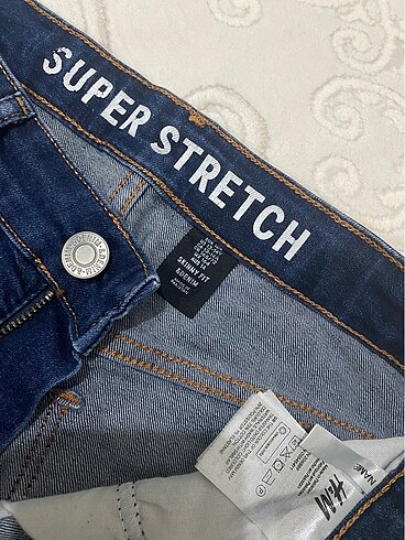 13-14 Yaş Beden mavi Renk H&M SUPERSTRECH PANTOLON