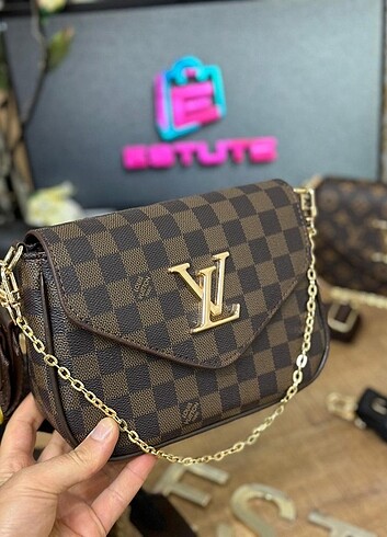Beden camel Renk Louis Vuitton Çapraz Omuz Çantası