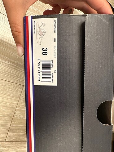 38 Beden beyaz Renk TOMMY HILFIGER KADIN SNEAKERS