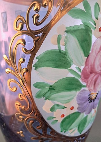 Paşabahçe El Boyama Vazo - Görsel 5