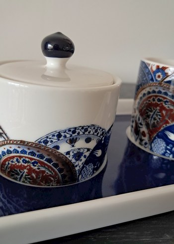 Paşabahçe İznik Çini Desenli Fincan - Görsel 6