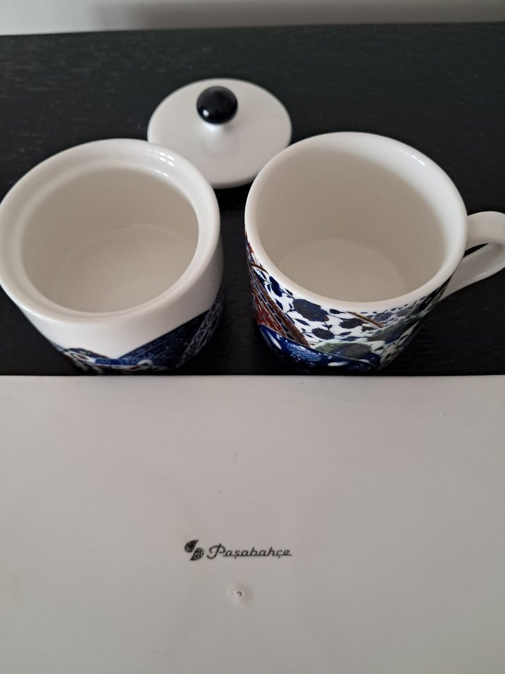 Paşabahçe İznik Çini Desenli Fincan - Görsel 5