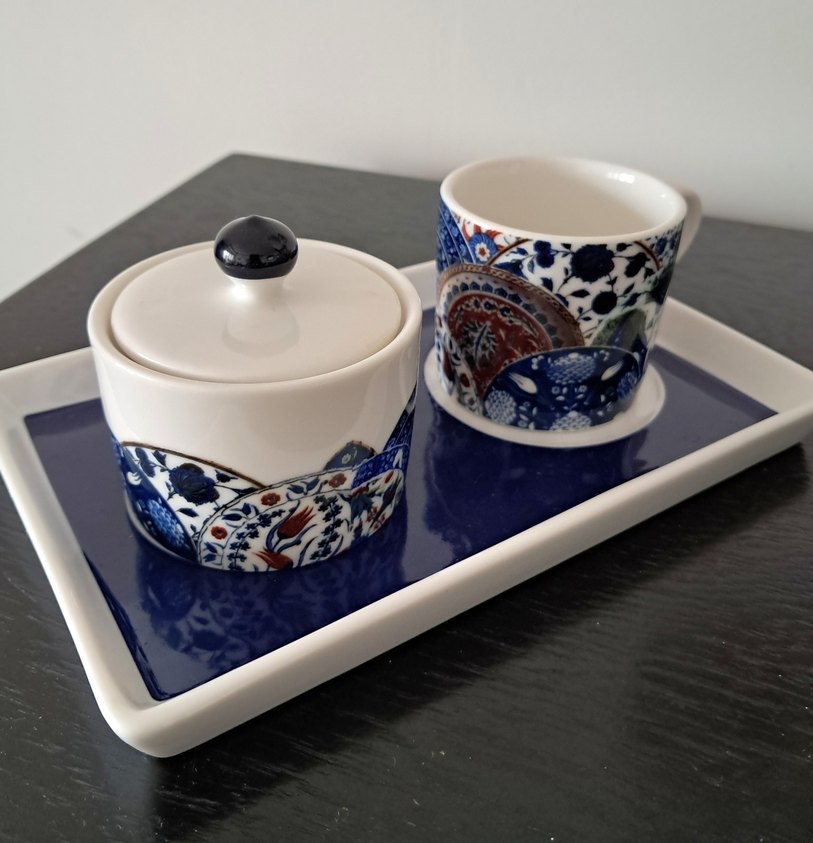 Paşabahçe İznik Çini Desenli Fincan - Görsel 2