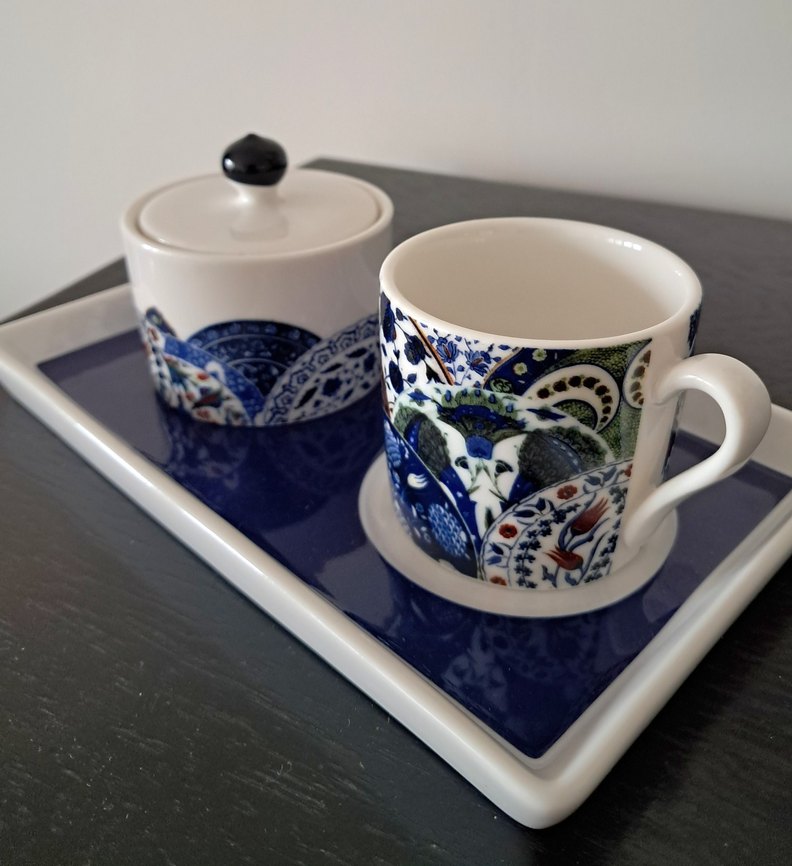 Paşabahçe İznik Çini Desenli Fincan - Görsel 4