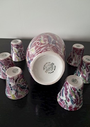 İstanbul Porselen Likör Takımı - Görsel 5