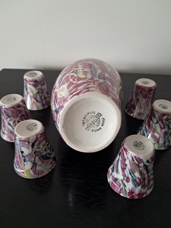 İstanbul Porselen Likör Takımı - Görsel 5