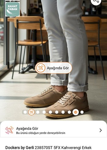 Dockers Erkek Süet Bej Günlük Ayakkabı - Görsel 2