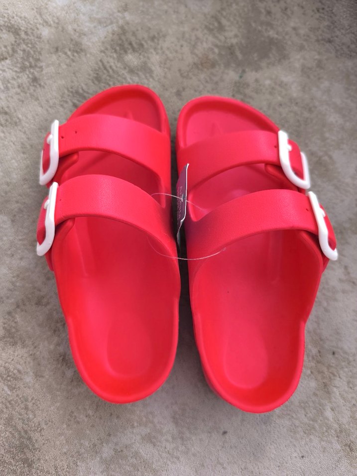 Siyah Erkek Kadın Günlük Terlik Çift Tokalı - Görsel 3