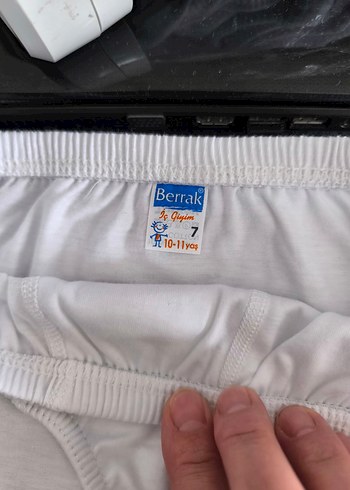 Diğer BERRAK Beyaz Erkek Çocuk Slip Külot