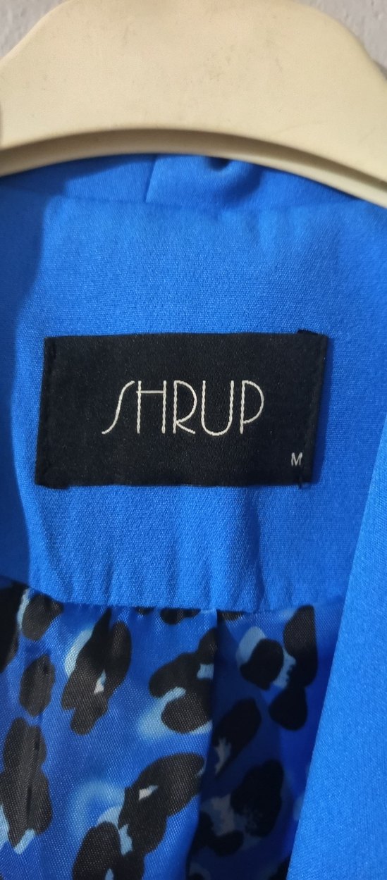 Mavi Kadın Düğmeli Uzun Ceket - Görsel 3