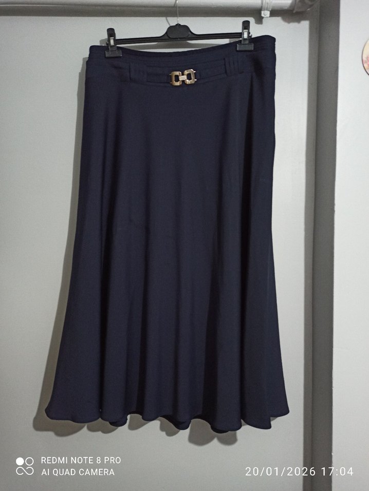 Kemer Detaylı  Uzun Etek - Görsel 2