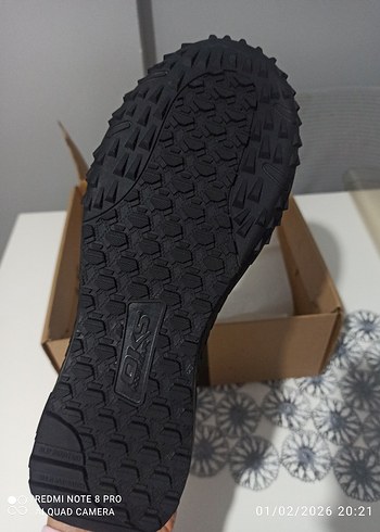 Siyah Kamuflaj Desenli Erkek Biker Bot - Görsel 3